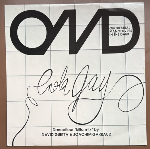 12" Single OMD Enola Gay Remixes/Extended David Guetta Joachim Garraud 2003