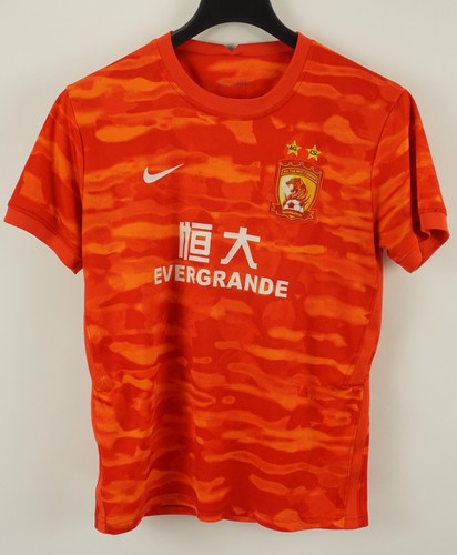 Nike Guangzhou F.C. Evergrande Jorge # 18 Men's Medium Red Camo Soccer Jersey