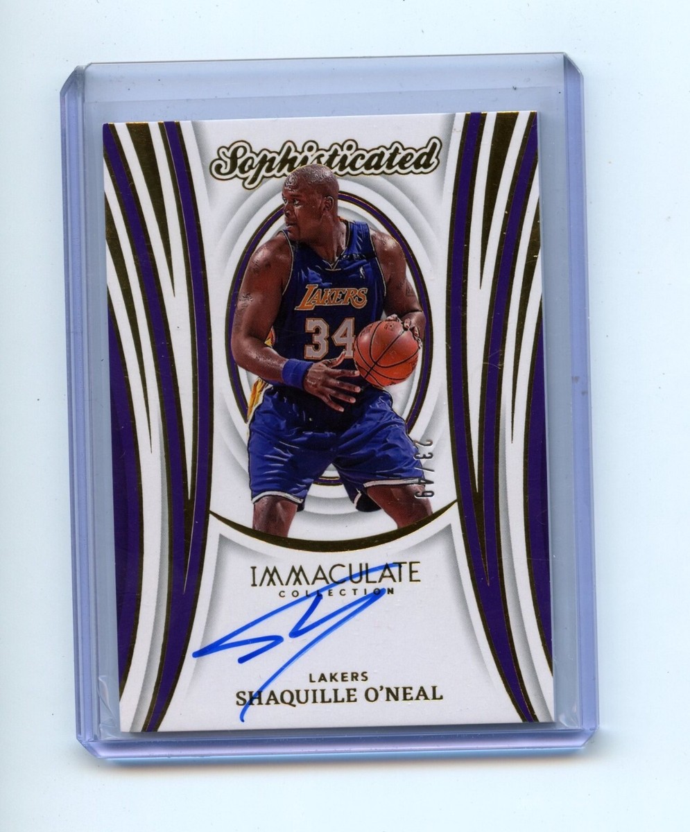 Shaquille O'Neal 2023-24 Panini Immaculate Sophisticated Auto #/49