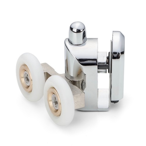 Roman Shower Double Bottom Door Roller/Runner/Wheels 23mm 1 Pack Replacements R4 - Picture 2 of 2