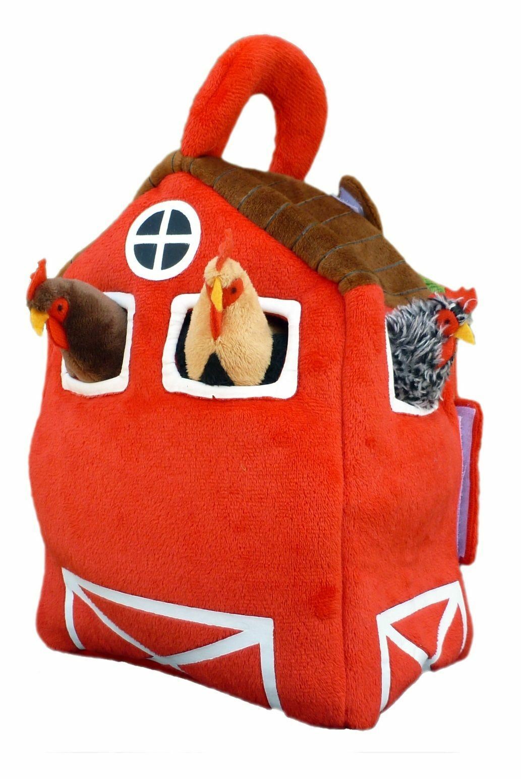 ADORE 12" Hen House Chicken Coop Plush Stuffed Animal Playset eBay