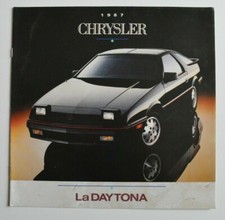 CHRYSLER DAYTONA 1987 dealer brochure - French - Canada