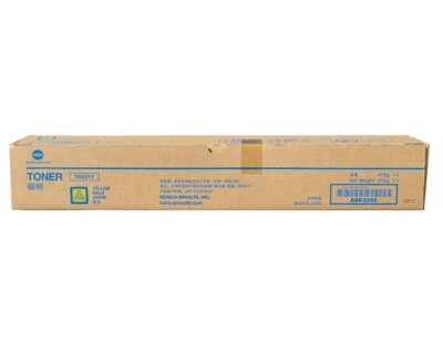 Konica Minolta Genuine TN221Y (A8K3290) Yellow Toner Cartridge Bizhub C227 OEM