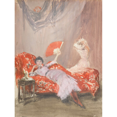 James Mcneill Whistler Milly Finch Leinwand Kunstdruck Poster