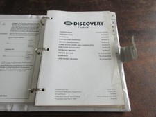 Land Rover Discovery 1989 Owner's Manual Handbook Owners Manual Board Folder