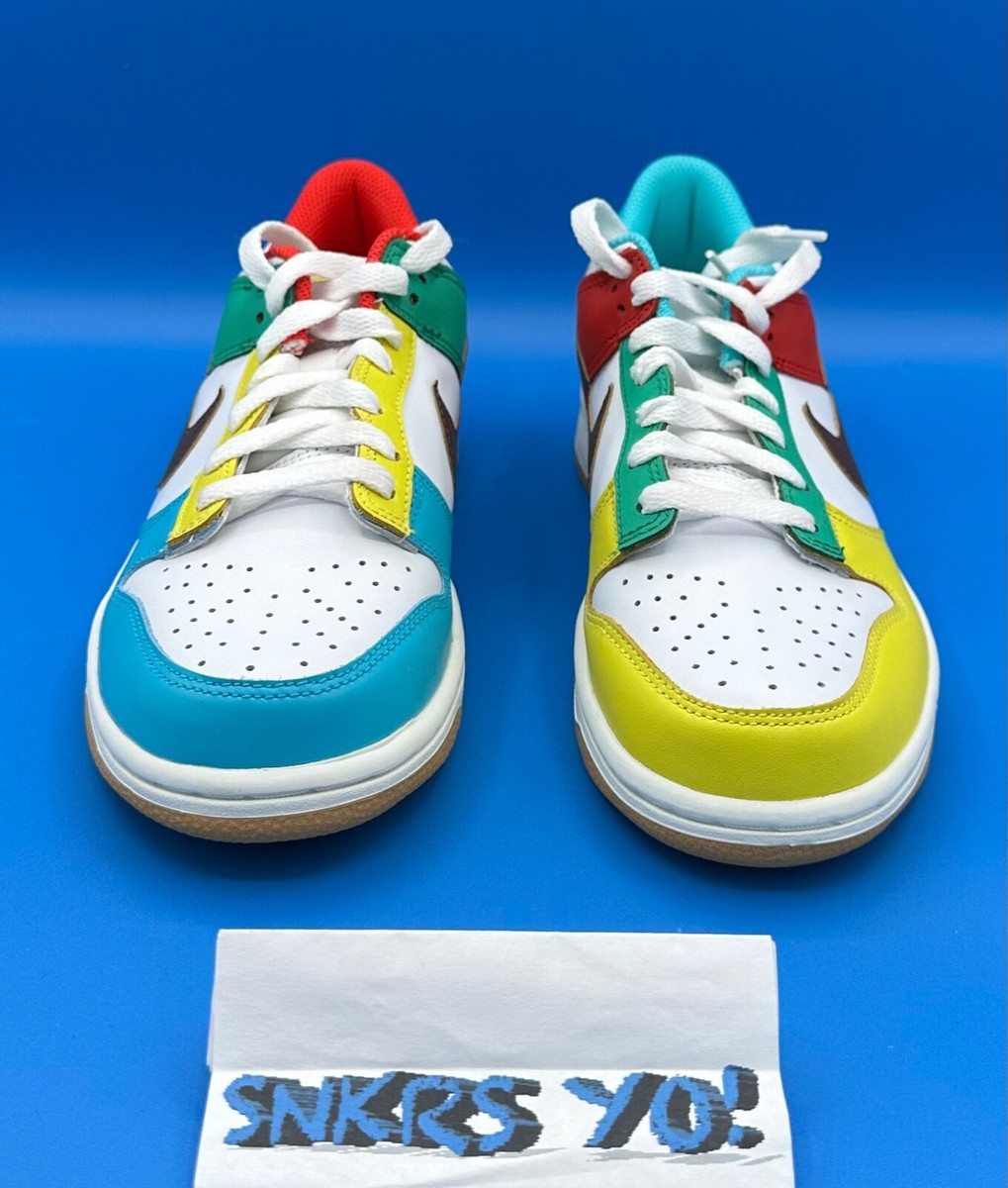Nike Dunk Low Free 99 White (CZ2496-100) Grade School Size 7 | eBay