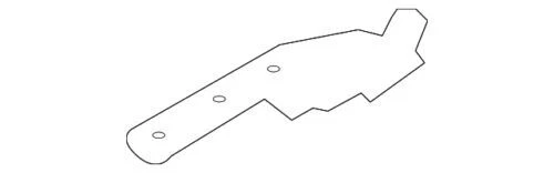 Bisagra del lado del pasajero del capó para Cadillac DTS 2006-2011 (N/P 15237069)