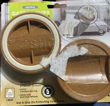 Slipstick CB840 3-1/4 Inch Bed Roller / Furniture Wheel Gripper Caster Cups (Set