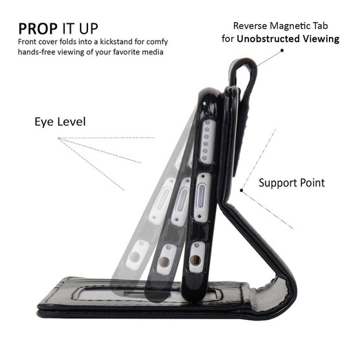 Premium Leather Magnetic Card Slot Wallet Flip Case for iPhone 11 Pro (5.8") - Bild 4 von 15