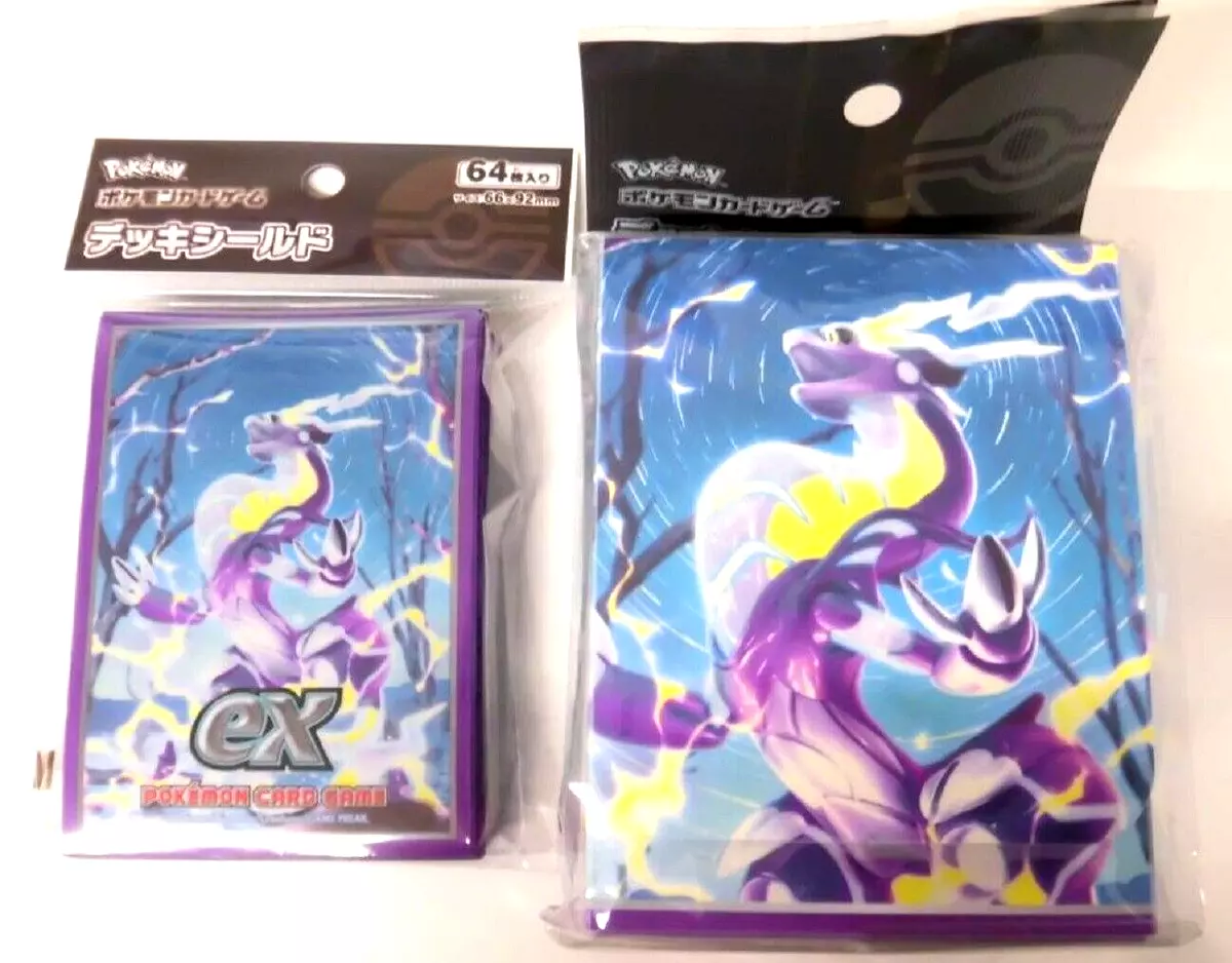 Pokemon Card Game Miraidon ex Deck Shield & Deck Case 64 Sleeves