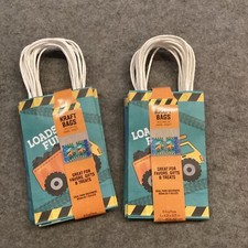 Boys Birthday Favor Bags Construction Vehicle Loads Of Fun 16 Bags Gift Bags