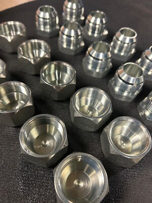 20 PC -16 (1 ) HYDRAULIC JIC CAPS AND PLUGS (10 Pairs)