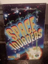 Vintage 1999 SPACE INVADERS Nintendo 64 N64 Game Instruction Manual Booklet ONLY