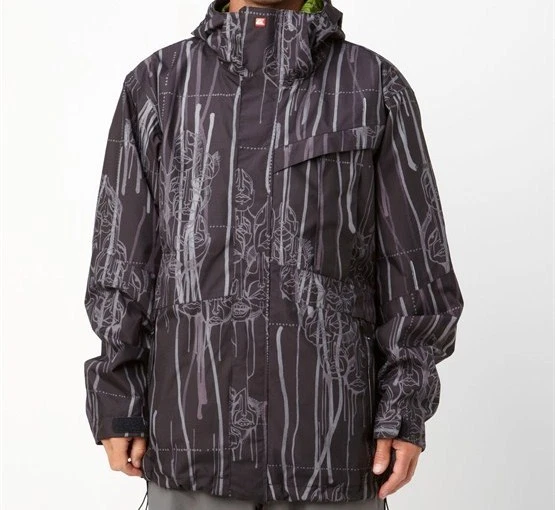 QUIKSILVER Men's RENEGADE Insulated Snow Jacket - BLK - Size XS - NWT - Last One