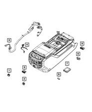 Genuine Mopar Media Hub USB Port 68330429AF