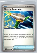 Electric Generator 079/091 Paldean Fates Uncommon Trainer Item Pokemon TCG Card