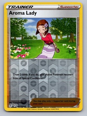 Aroma Lady 141/203 Uncommon Evolving Skies Pokemon Reverse Holo