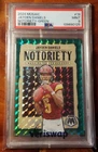 2024 Panini Mosaic Jayden Daniels Green Notoriety Rookie RC #19 PSA 9