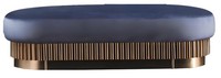 Sitz Polster Bank Polster Sitz Hocker Bank Stoff Holz Stil Designer FußHocker