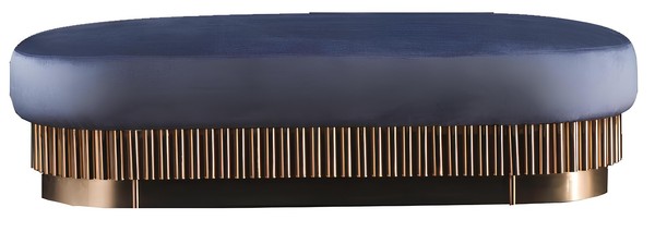 Sitz Polster Bank Polster Sitz Hocker Bank Stoff Holz Stil Designer FußHocker-image