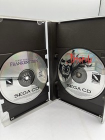 Mary Shelley's Frankenstein Bram Stoker's Dracula Sega CD With Case! Tested!