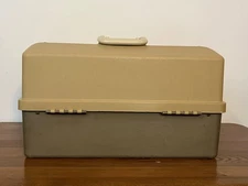 Vintage Large Plano 6 Tray Plastic Fishing Tackle Box Model 8600 Made in USA