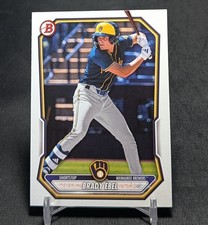 Brady Ebel Prospect Rookie RC 2026 Bowman Baseball Card BP-142 Milwaukee Brewers
