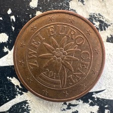 Austria 2 - Eurocent-M&uuml;nze 2014 Umlaufm&uuml;nze Sammelm&uuml;nze Kursm&uuml;nze &Ouml;sterreich