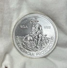Vintage 1985 Engelhard American Prospector - 1 oz .999 Fine Silver Round