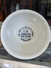 Not Red Wing Spongeware Stoneware Pottery Advertising Manson Iowa Bowl