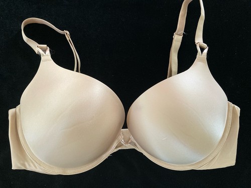 Victoria’s Secret 38D Bombshell Plunge Bra Add 2 Cup Sizes Beige/Tan Multi-way