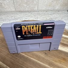 Pitfall: The Mayan Adventure (Super Nintendo, SNES) Authentic Tested Cart Only