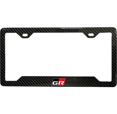 Toyota GR 100% Real Carbon Fiber License Plate Frame Holder
