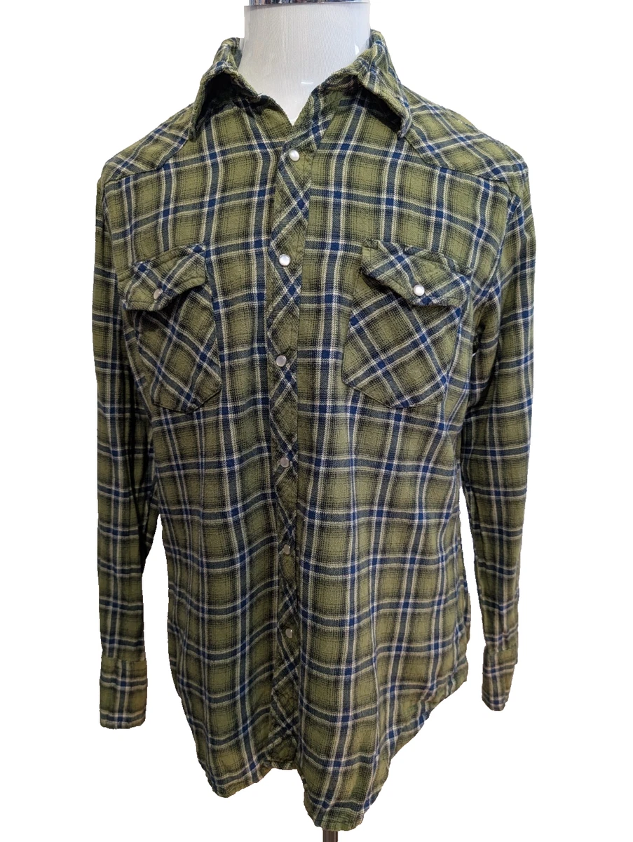 Chemise à carreaux western à manches longues pour Haiti