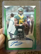 2023 Leaf Trading Kyron Drones 2023 Draft RC BA-KD1 Green Auto