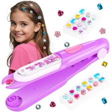 Hair Gem Stamper Kit, Bling Hair Jewels for Girls Toys, Hair Styling Tool wit...