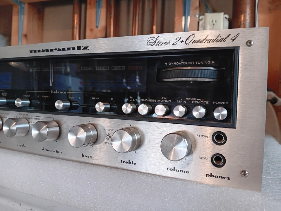 VTG RARE Marantz 4240 Four Channel Quadraphonic Stereo Receiver Parts Repair AMP - Image 3 of 4