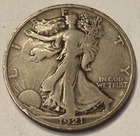 1921-D Walking Liberty Half Dollar – nice original tone
