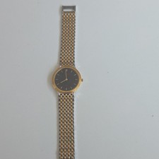 Certina Q Quarz Armbanduhr bicolor schwarz Saphirglas 30 m 203.1007.24