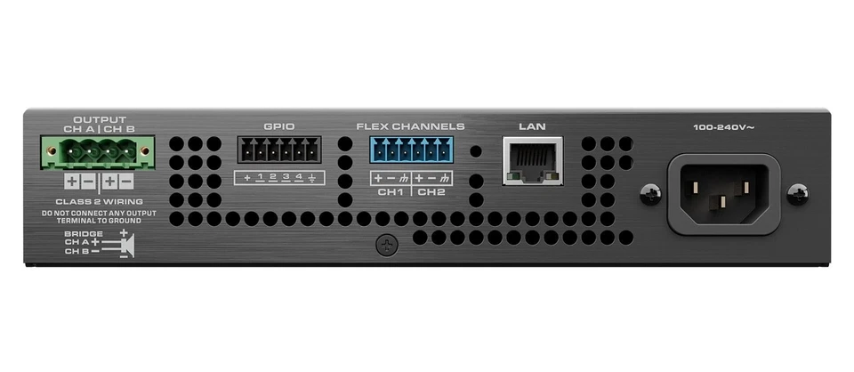 QSC Q-SYS SPA-Qf 60x2 SPA-Q Series 2-Channel Network Amplifier, 60W @8/4 Ohm - image 2 of 2