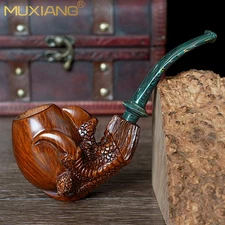 Carved Claw Holding Egg Tobacco Pipe Freehand Pipe Rusticated Briar Smoking Pipe