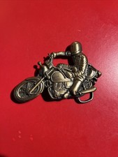 Motorcycle Belt Buckle Vintage Motorcyclist