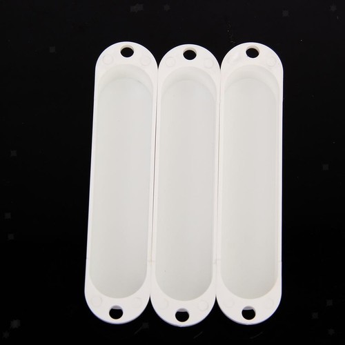 3er Set Cover für weiße Single Coil Tonabnehmer für E-Gitarre - Bild 6 von 7
