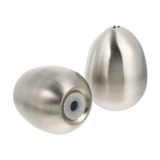 2Pcs -shaped Condiment Canisters Stainless Steel Seasoning Jars ( )