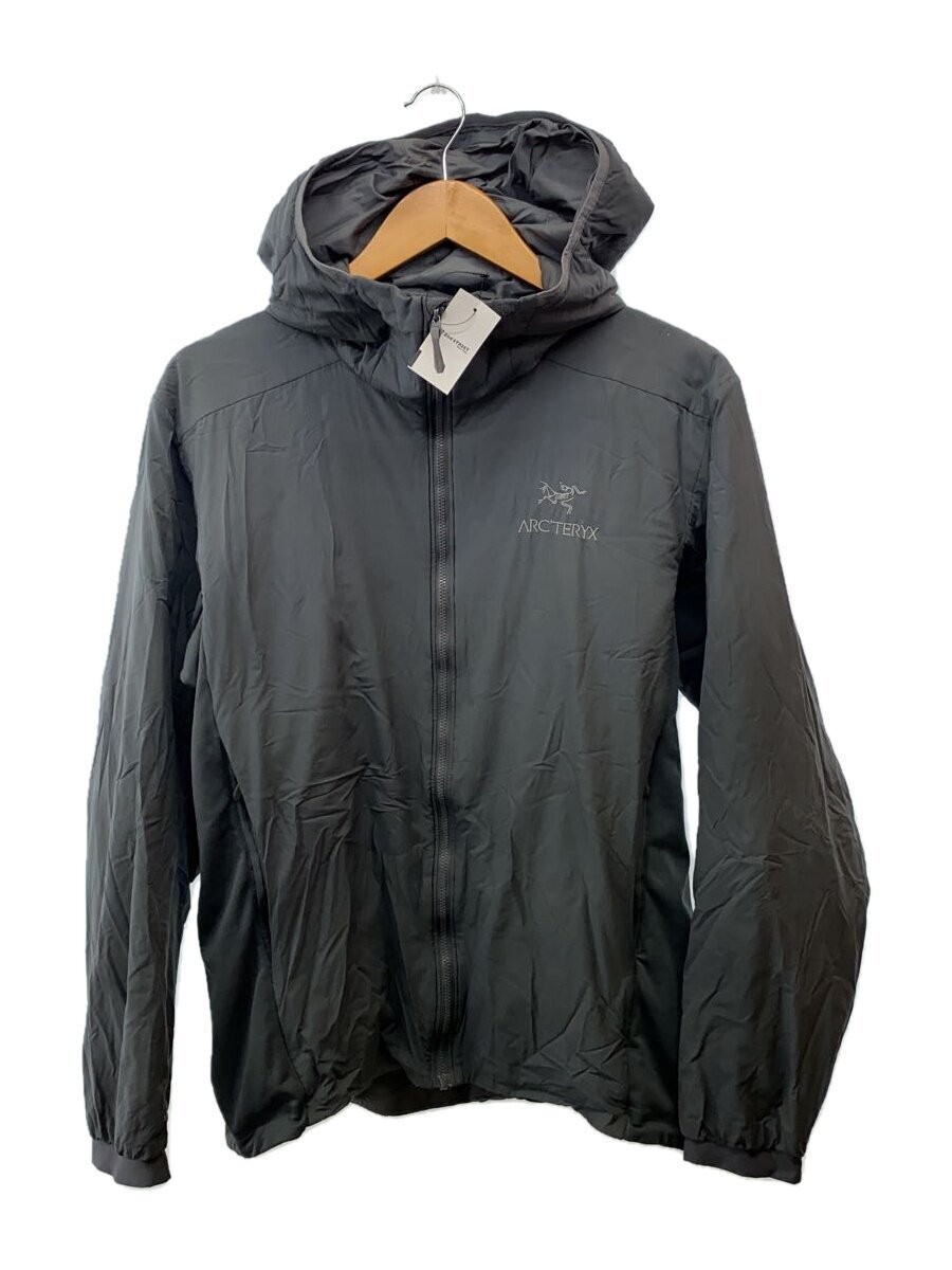 Arc'teryx Atom LT felpa con cappuccio giacca nylon grigio taglia M polsini collo pilling #EG CZA