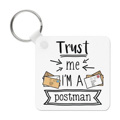 Trust Me I'M A Postman Schlüsselanhänger Favorit Best Lustig Scherz Postbote