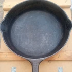 Vintage Griswold Erie PA Cast Iron Skillet #8 704 D Small Block Logo 10.5"