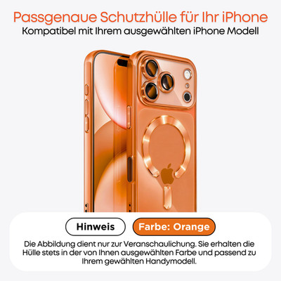 Hülle für iPhone 17 16 15 14 13 12 11 Pro Max Plus E MagSafe Cover Schutz Case