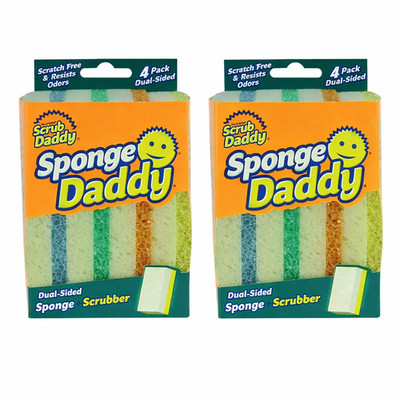2 x Scrub Daddy Sponge Daddy 4er Pack