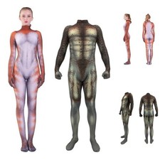 Cosplay Xenomorph Predator Jumpsuit Adult Kids Bodysuit Halloween Zentai Costume